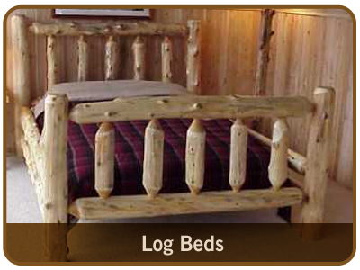 Rustic Log Beds