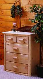 Lodge Series Pine 5-Drawer Chest GL5C