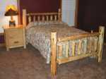 Up North White Cedar Rustic Log Bed