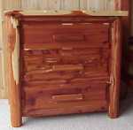 Cabin Red Cedar 3-Drawer Dresser 